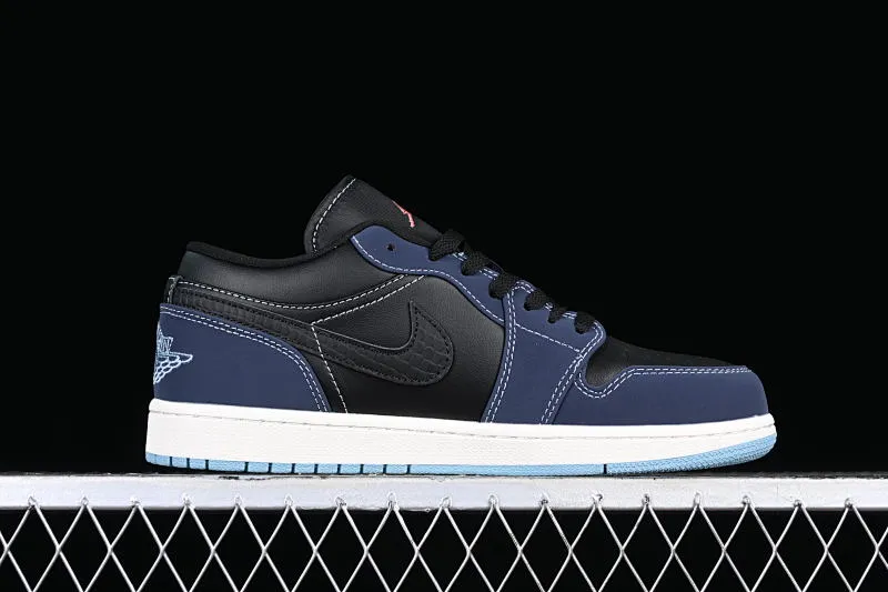 All categories Air Jordan Jordan series basketball shoes Air Jordan 1 Low Z version Air Jordan 1 Low AJ1 Joe 1 black, blue and white low-top cultural casual sneakers FJ5478-010